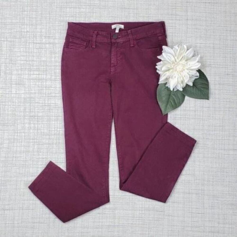 Joie Maroon Burgundy Slim Skinny‎ Jeans 25